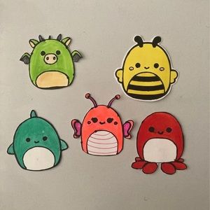 squishmallow animal sticker pack